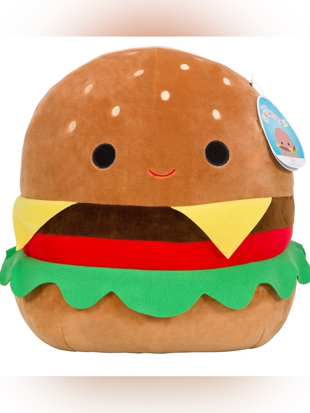 Squishmallows CARL Cheeseburger Plush 16 Inch Tag Attached